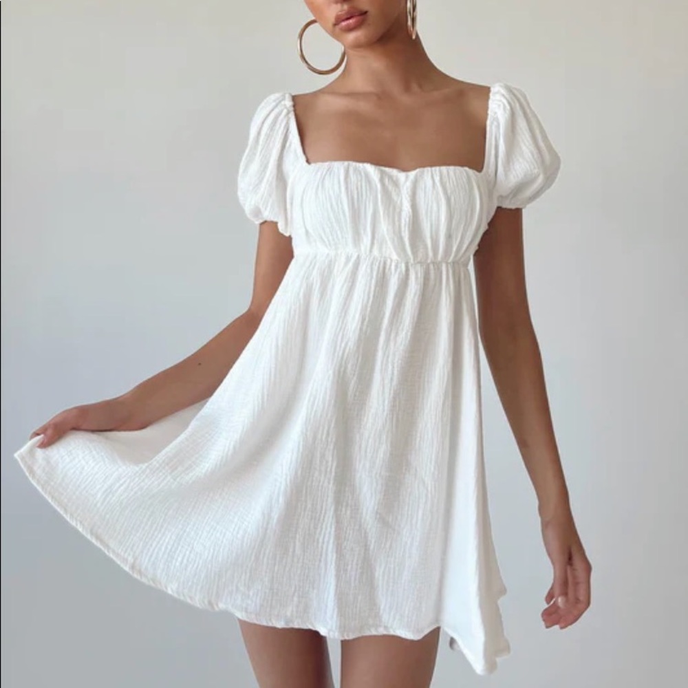 Princess Polly ‘Let’s Dance Mini Dress White’